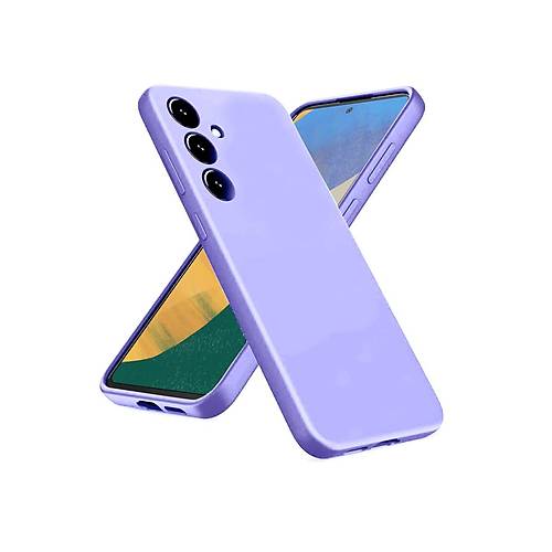 Galaxy A36 K�l�f Nano i�i Kadife Silikon - Lila