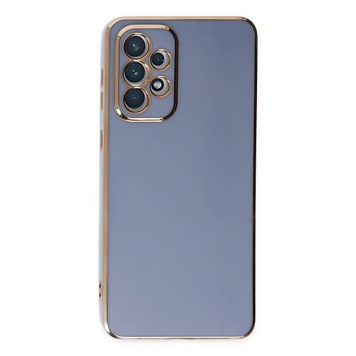 Galaxy A73 5G K�l�f Volet Silikon - Mavi