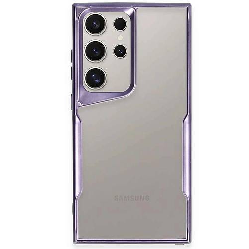 Galaxy S25 Ultra K�l�f Boyi Silikon Kapak - Derin Mor