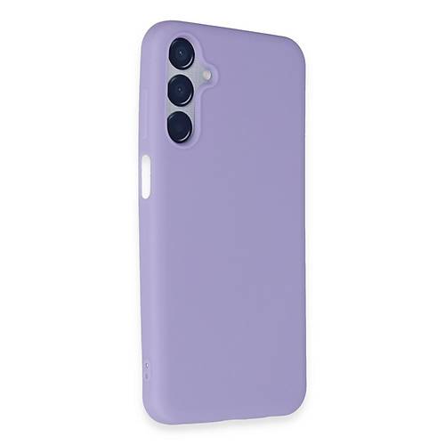 Galaxy M15 K�l�f First Silikon - Lila