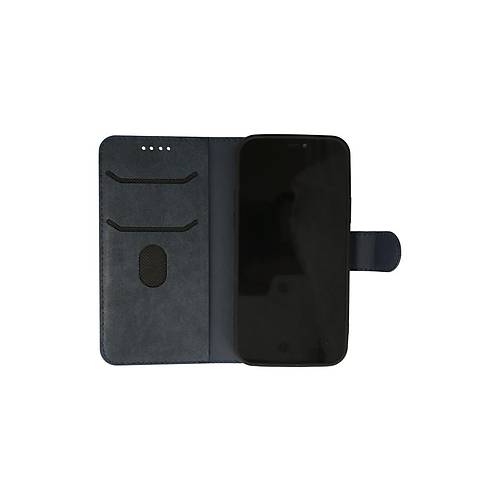 iPhone 12 K�l�f Trend S Plus Kapakl� K�l�f - Lacivert