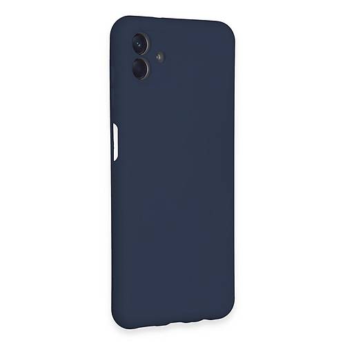 Galaxy A04E K�l�f Nano i�i Kadife Silikon - Lacivert