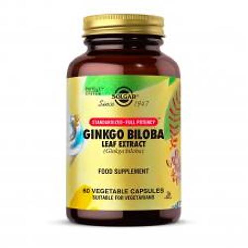 Ginkgo Biloba Leaf Extract 60 Kaps�l