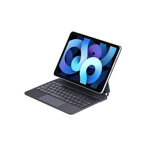 iPad Pro 11 (2024) K�l�f X7P Magic Manyetik Klavyeli Tablet K�l�f� - Siyah