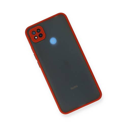 Redmi 9C K�l�f Montreal Silikon Kapak - K�rm�z�
