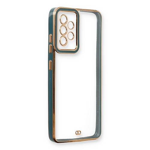 Galaxy A33 5G K�l�f Liva Lens Silikon - Ye�il