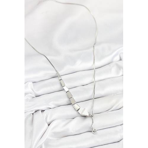 Pirin� Y�lan Model G�m�� Renk Asans�rl� Kad�n Kolye