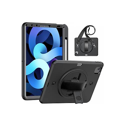 iPad Pro 11 (2020) K�l�f Strap-C Otterbox Tablet Kapak - Siyah