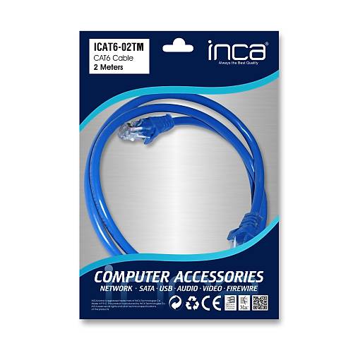 INCA ICAT6-02TM 2MT CAT6 UTP PATCH KABLO MAV�