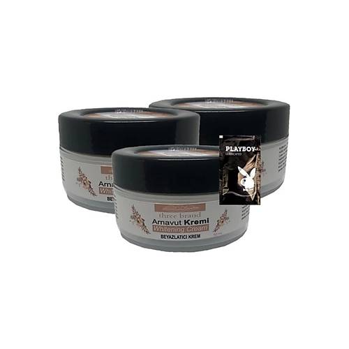 Three Brand Arnavut Kremi Whitening Cream 2+1 B�lgesel Akl�k Kremi 50 ml + 1 Tane Hediye Jel