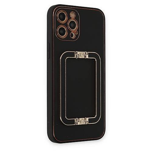 iPhone 12 Pro Max K�l�f Coco Elit Kapak - Siyah