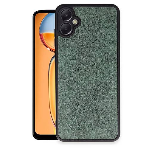 Galaxy A05 K�l�f Aras Deri Kapak - Koyu Ye�il