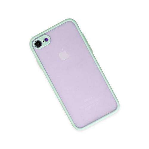 iPhone 7 K�l�f Montreal Silikon Kapak - Turkuaz