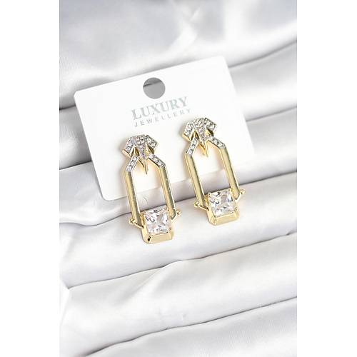 Pirin� Gold Renk Vintage Kad�n K�pe