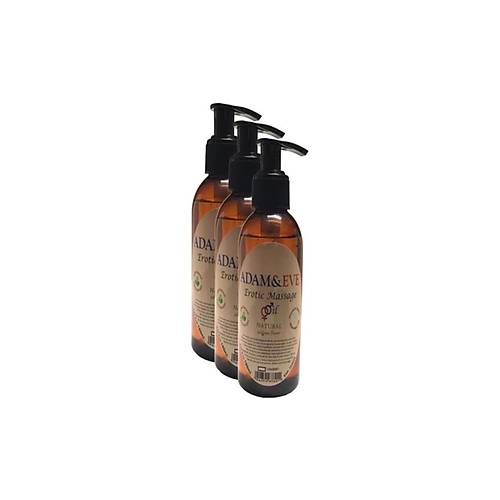 Adam&eerkeklere Kad�nlara �zel Sade V�cut Masaj Ya�� Pure Edible Massage Oil 125ml 3 Adet