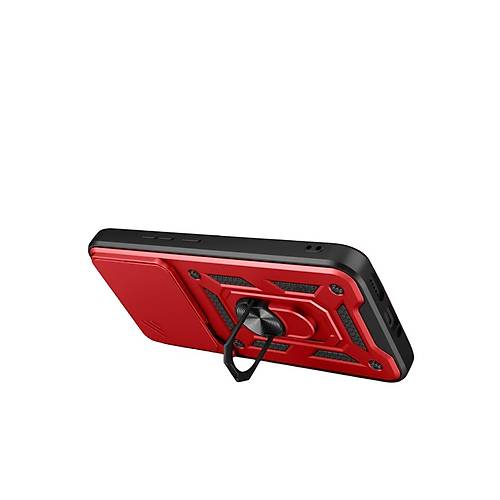 Mi 15T Pro Pars Lens Y�z�kl� Silikon - K�rm�z�