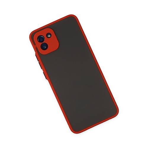 Galaxy A03 K�l�f Montreal Silikon Kapak - K�rm�z�