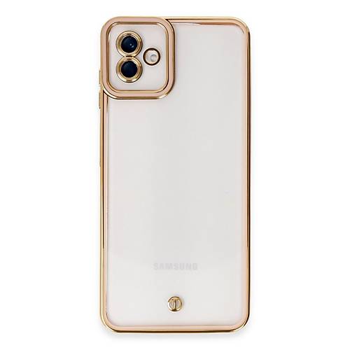 Galaxy A04 K�l�f Liva Lens Silikon - Rose