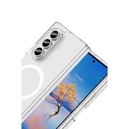 Galaxy Z Fold 7 K�l�f Magneticsafe �effaf Silikon - �effaf