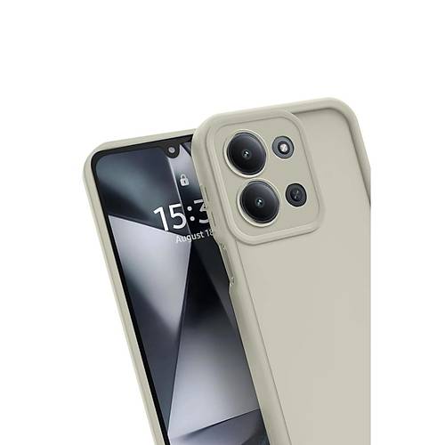 Redmi 15C 4G Viera Silikon - Krem