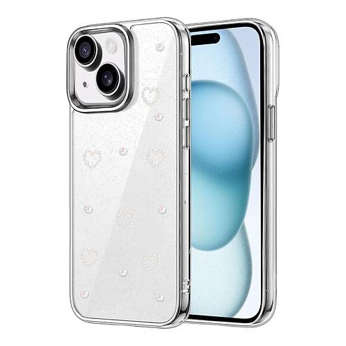 iPhone 15 Plus Fiyonk Desenli Kapak - Desen 10
