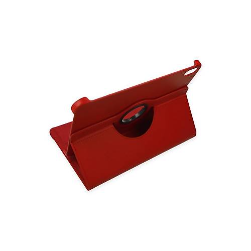 iPad 2022 10.9 (10.nesil) K�l�f 360 Tablet Deri K�l�f - K�rm�z�