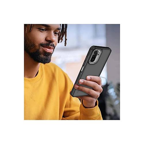 Redmi Note 10 Pro K�l�f Elegant Kapak - Siyah