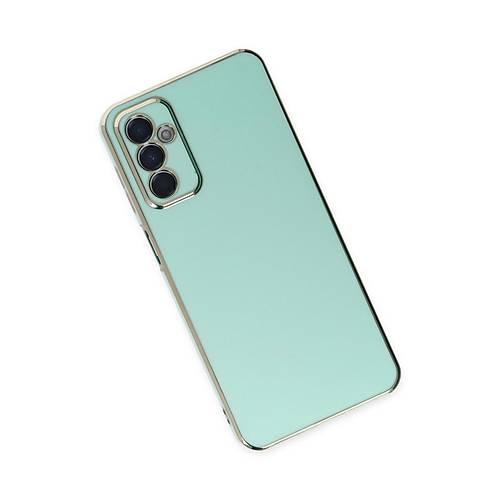 Galaxy A04S K�l�f Volet Silikon - A��k Ye�il