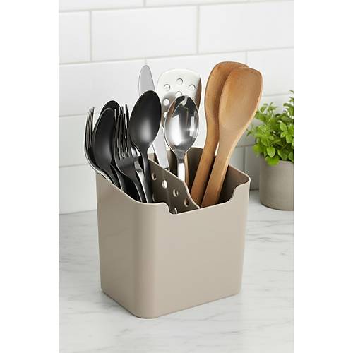 Vizon 2 B�lmeli Tezgah �st� Ka��kl�k & Fonksiyonel Mutfak D�zenleyici Organizer
