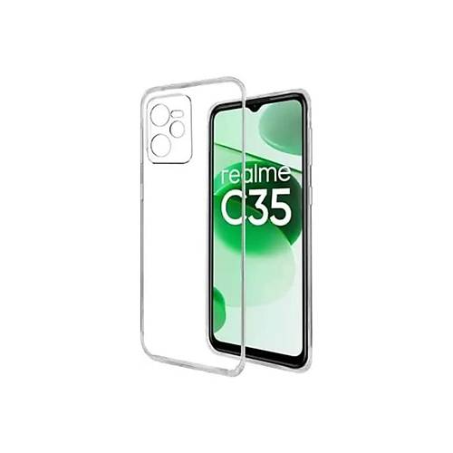 Realme C35 K�l�f L�x �effaf Silikon