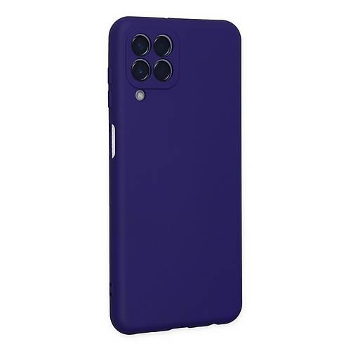 Galaxy M33 K�l�f Nano i�i Kadife Silikon - Mor