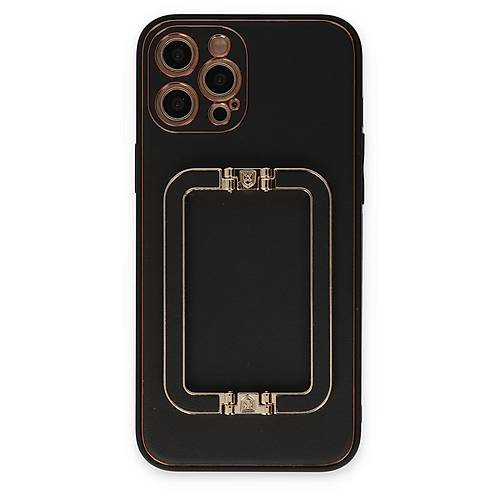 iPhone 12 Pro Max K�l�f Coco Elit Kapak - Siyah