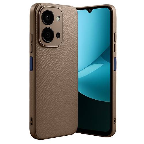 Redmi 15C 4G Thermax Silikon K�l�f - Kahverengi