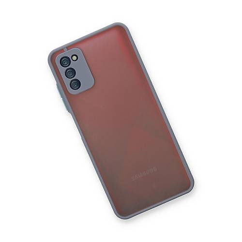 Galaxy A03S K�l�f Montreal Silikon Kapak - Gri
