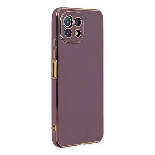 M� 11 Lite K�l�f Volet Silikon - Mor