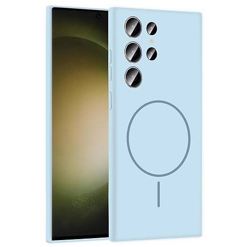 Galaxy S24 Ultra K�l�f Jully Magsafe Kapak - Mavi