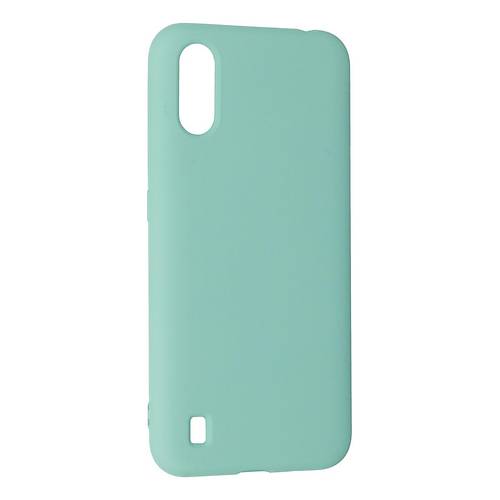 Galaxy A01 K�l�f Nano i�i Kadife Silikon - Turkuaz