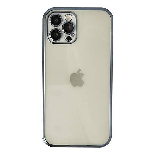iPhone 12 Pro K�l�f Razer Lensli Silikon - Lacivert