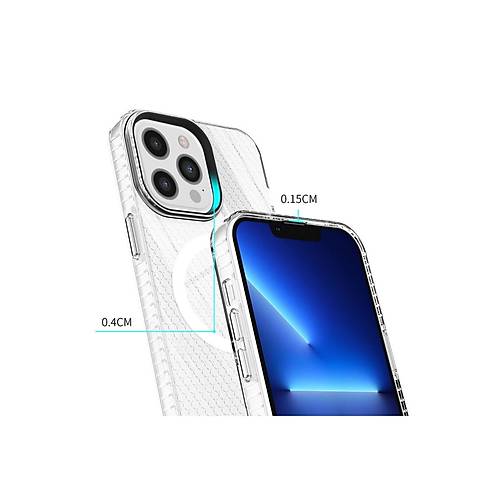 iPhone 12 Pro Max K�l�f Beta Magneticsafe Silikon - �effaf