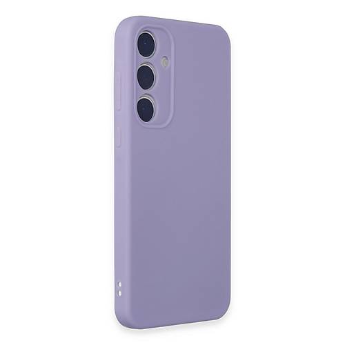 Galaxy A55 5G K�l�f First Silikon - Lila