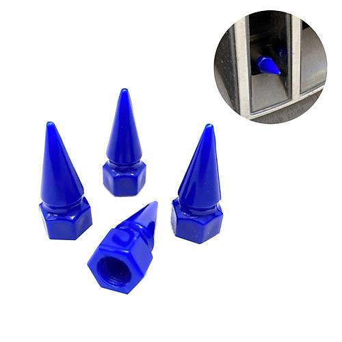 Sivri Mermi Sibop Kapa�� Plastik 4'l� 32mm Mavi