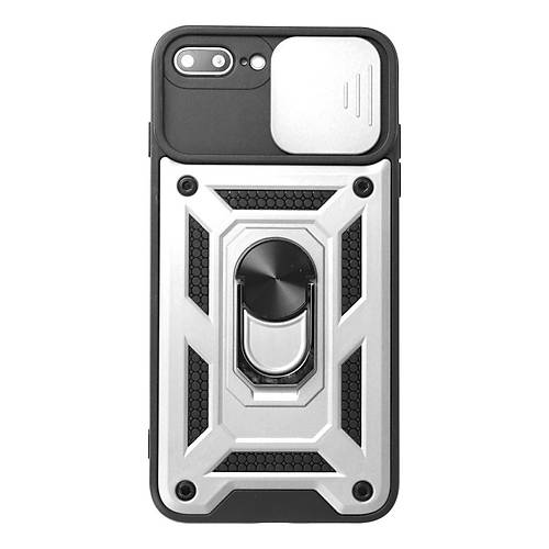 iPhone 7 Plus K�l�f Pars Lens Y�z�kl� Silikon - G�m��