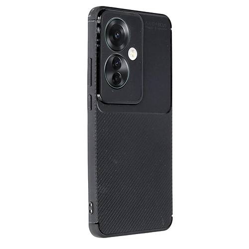 Reno 11F K�l�f Auto Focus Karbon Kapak - Siyah