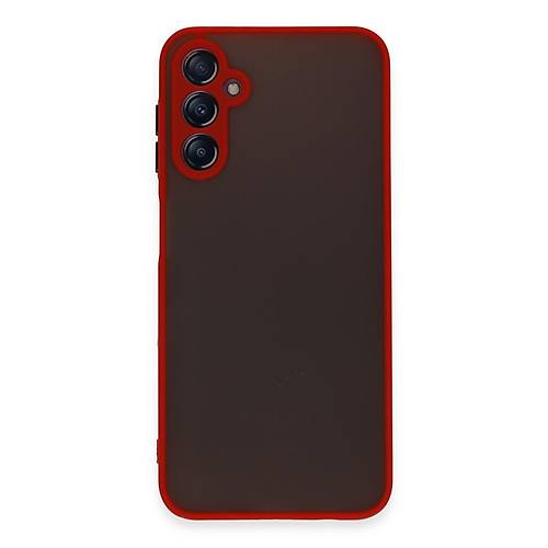 Galaxy A14 4G K�l�f Montreal Silikon Kapak - K�rm�z�