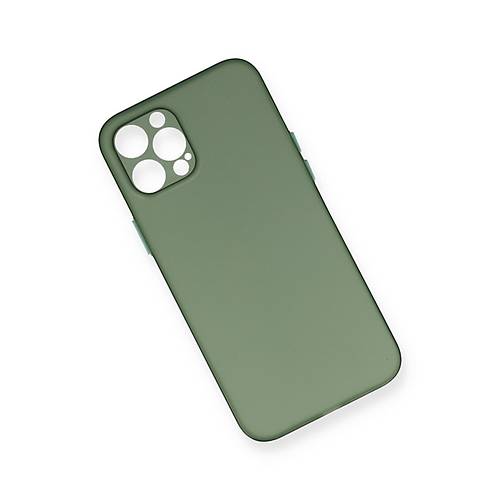 iPhone 12 Pro K�l�f PP Ultra �nce Kapak - Ye�il