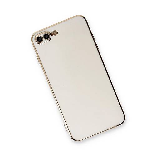iPhone 7 Plus K�l�f Volet Silikon - Beyaz