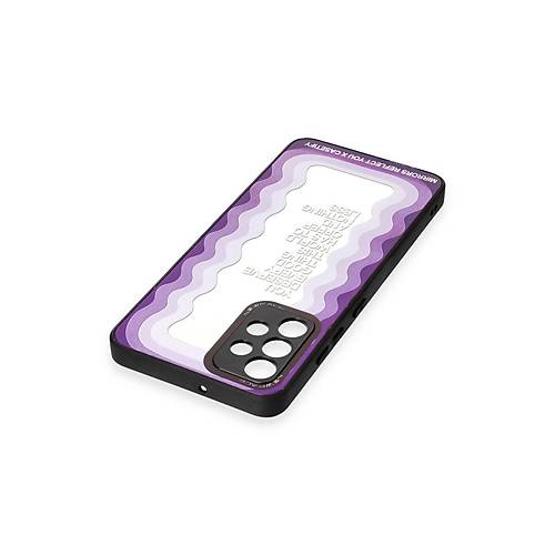 Galaxy A52 K�l�f Mirror Desenli Kapak - Mirror - 5