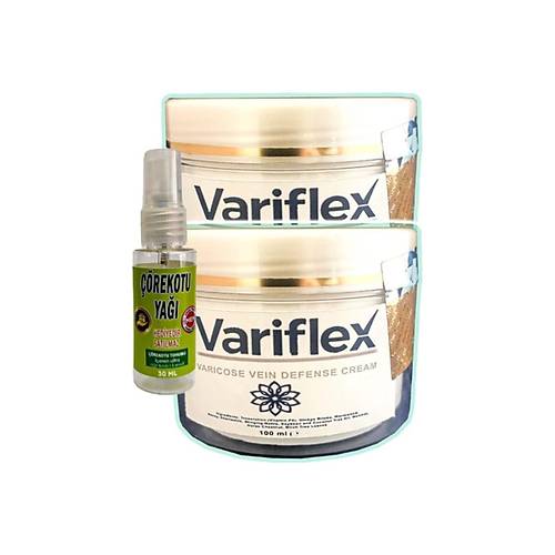 Variflex Bacak Bak�m� Kremi 100 ml x 2 adet + ��rek Otu Ya�� 30 ml