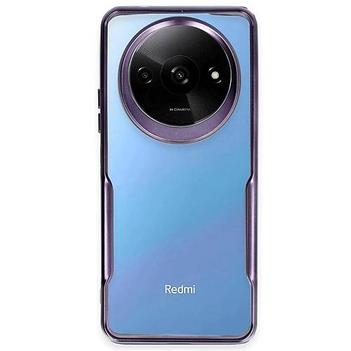 Redmi A3 4G K�l�f Boyi Silikon Kapak - Derin Mor