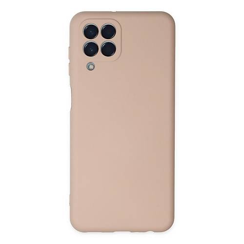 Galaxy M33 K�l�f Nano i�i Kadife Silikon - Pudra